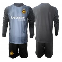Inter Milan Keeper Hjemmedraktsett Barn 2025-26 Langermet (+ Korte bukser)